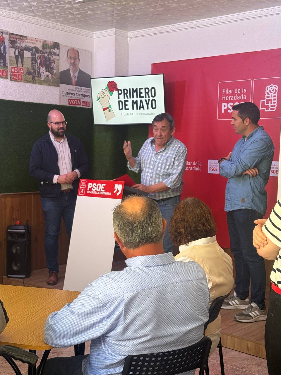 La Agrupación Socialista de Pilar de la Horadada conmemora el 1º de Mayo con un emotivo acto de reivindicación y memoria histórica