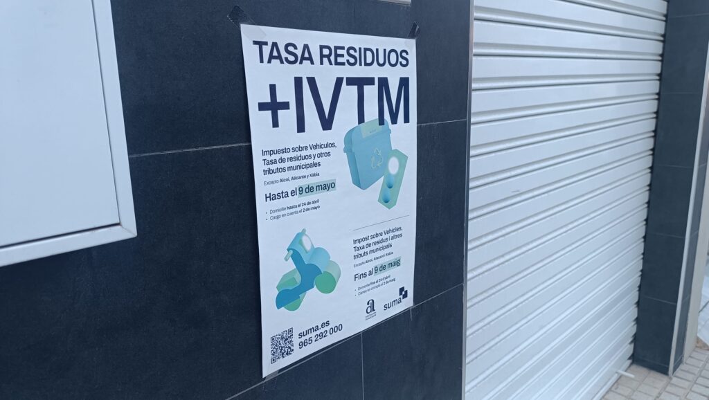 El nuevo recibo aplica una segunda subida en la tasa de recogida y tratamiento de residuos